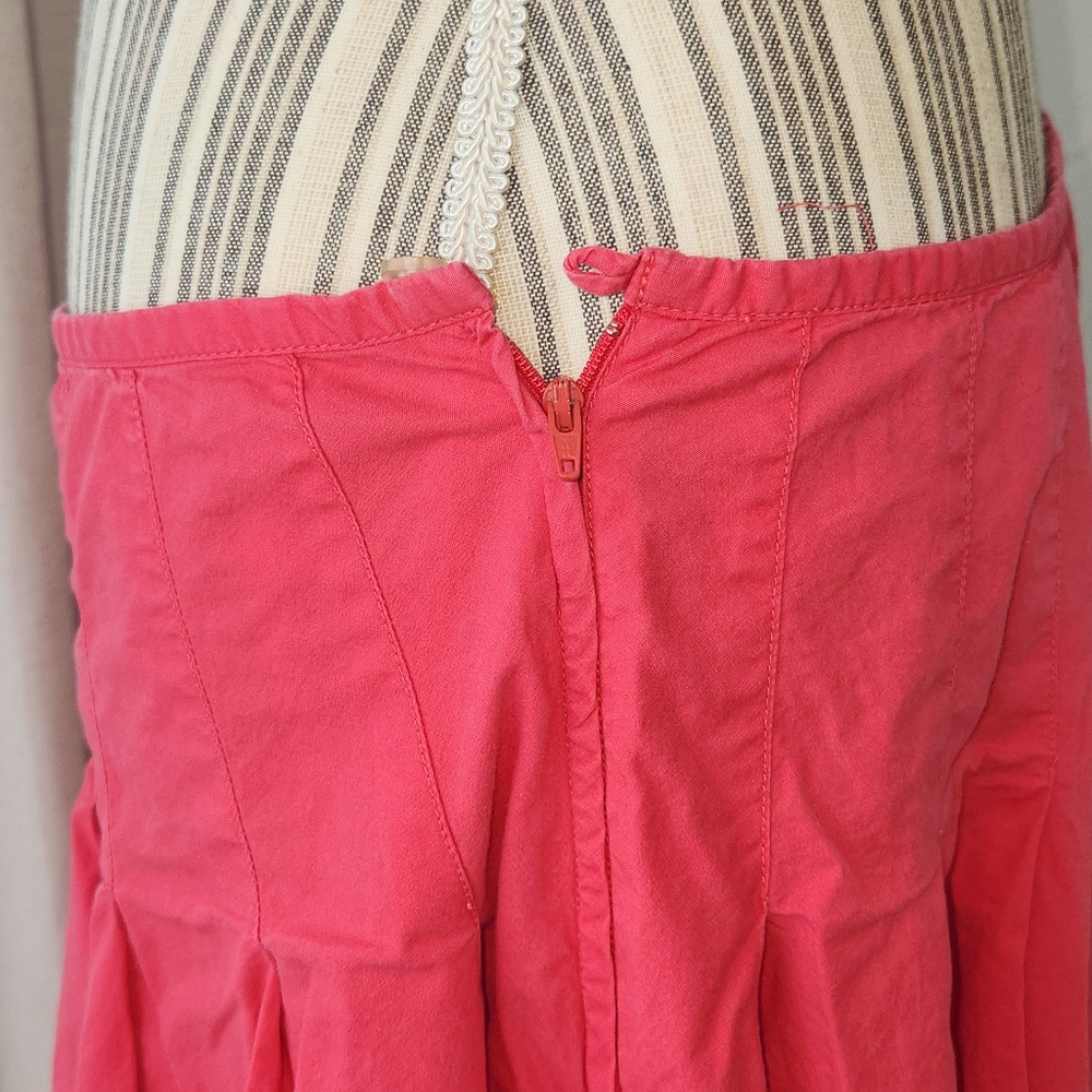 H&M Cotton Pleated Midi Skirt - Picture 3 of 5